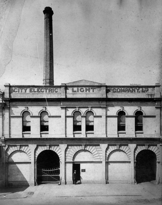 The City Electric Light Company's Powerhouse in Ann Street Brisbane c1906 The City Electric Light Company's Powerhouse in Ann Street Brisbane c1906